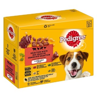 Pedigree 100gx12ks kapsička adult - krabice v želé dog  AKCE